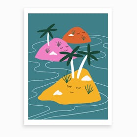 Sleeping Islands Art Print