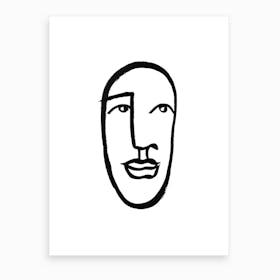 Faces 7 Art Print