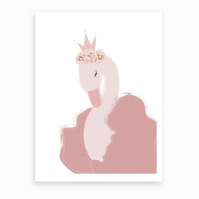 Princess Swan Art Print