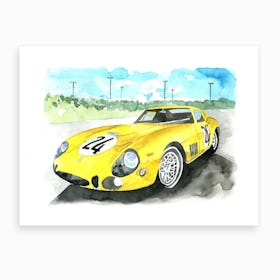 Vintage Ferrari Art Print