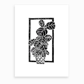 Fiddle Fig Leaf Art Print
