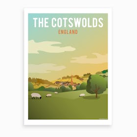 The Cotswolds Art Print
