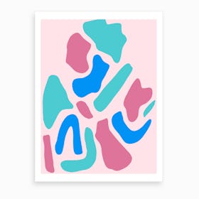 Shapes Abstract Art Print