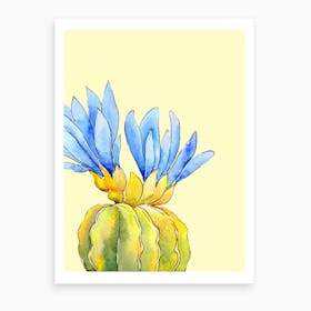 Pastel Cactus Ii Art Print