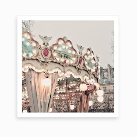Paris Carousel Art Print