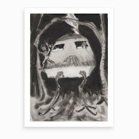 Baba Yaga Night Art Print