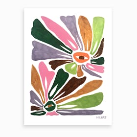 Flower Eye Art Print