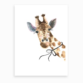 Std Baby Giraffe Art Print