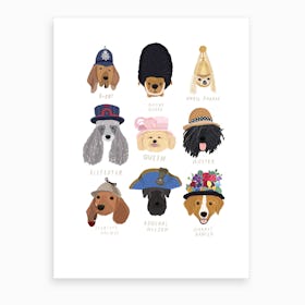 British Dogs Art Print