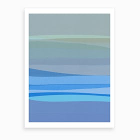 Blue Abstract I Art Print