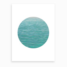 Sea Circle Art Print