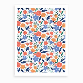 Bolf Floral Pattern Art Print
