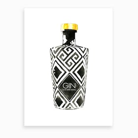 Gin Is My Spirit Animal Art Print
