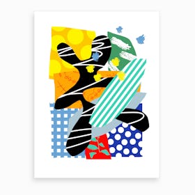 Malibu Polka 1 Art Print