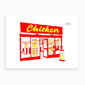Chicken Shop Art Print