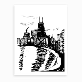 Chicago Lakeshore Drive Art Print