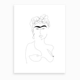 Frida Nipple Art Print