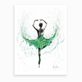 Emerald City Dancer Art Print
