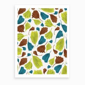 Ginkgo Leaves  Art Print