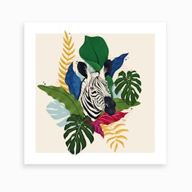 The Zebra I Art Print