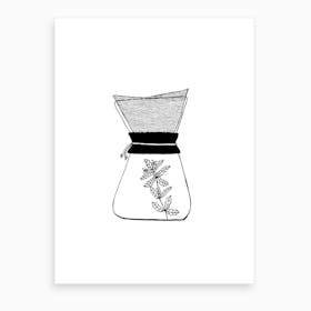Chemex Coffee Line Art Print