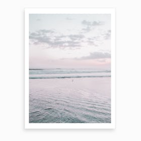 Pastel Beach I Art Print