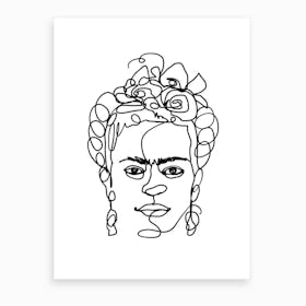 Frida Made Me Art Print