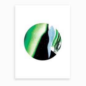 Green Hemisphere Art Print
