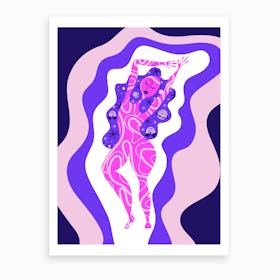 Vibrant Woman Art Print