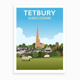 Tetbury Church Art Print