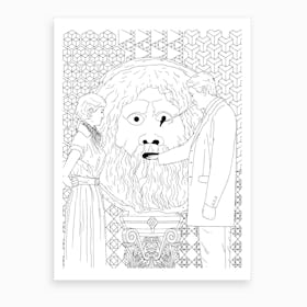 Mouth Of Truth In Rome Art Print