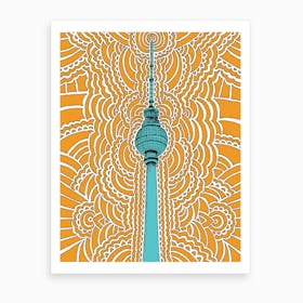 Berlin Tv Tower Art Print