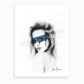 Her Mask Art Print