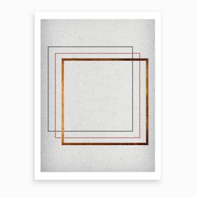 Squares Art Print