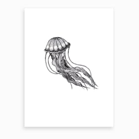 Little Jellyfish Art Print