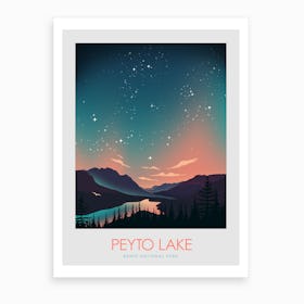 Peyto Lake Banff Art Print