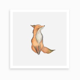 Mr Fox 1 Art Print