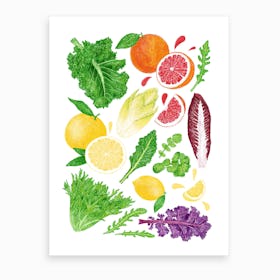 Bitter Foods Art Print