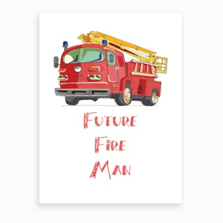 Fire Truck 2 Art Print