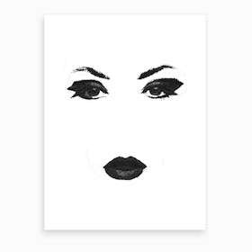 Give Good Face Art Print