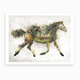 Surreal Horse Art Print