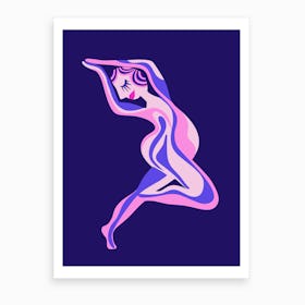 Peaceful Woman Art Print