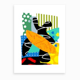 Malibu Polka 2 Art Print