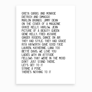 Vogue Art Print