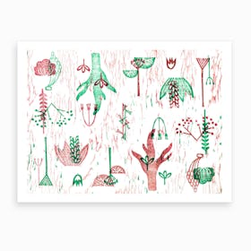 Xilo Plants Art Print