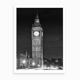 London Elizabeth Tower Art Print