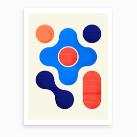 Shapes  Modern Geometry No3 Art Print