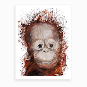 Orangutan Art Print