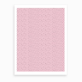 Artsy Dots Pink Art Print