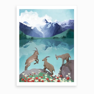 The Hills Are Alive Art Print